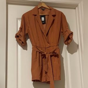 Copper brown romper